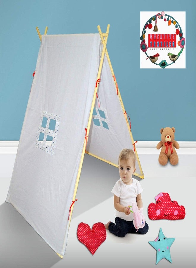 CREATIVE TEXTILES Tent House for Kids Portable Play Tent for Kids, A House for Boys & Girls to Play Indoor or Outdoor Games - Image 2